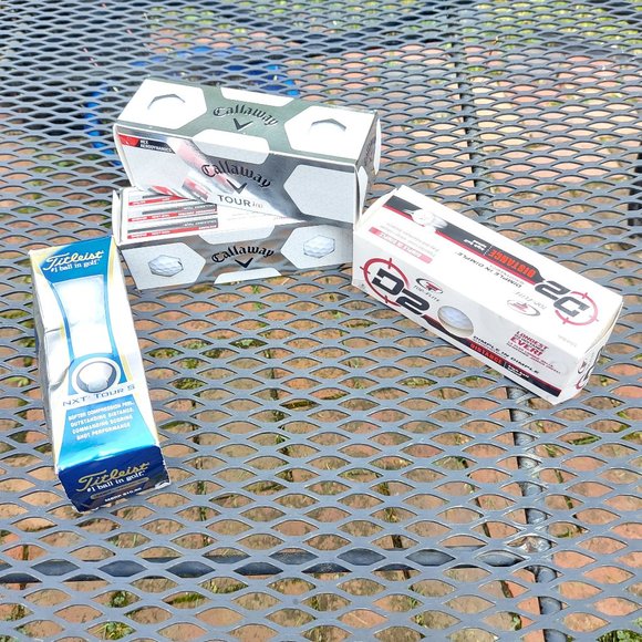 Golf Balls Bundle Callaway Titleist Top Flite 4 Sleeves 12 Balls New Never Hit - Picture 3 of 10